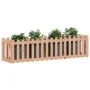Arriate elevado jardín valla madera maciza Douglas 200x50x50 cm de vidaXL, Maceteros y jardineras - Ref: Foro24-832510, Preci...