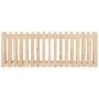 Arriate elevado jardín con valla madera maciza pino 200x50x70cm de vidaXL, Maceteros y jardineras - Ref: Foro24-832512, Preci...