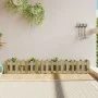 Raised garden bed fence impregnated pine wood 200x30x30cm by vidaXL, Pots and planters - Ref: Foro24-832506, Price: 44,93 €, ...