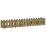 Raised garden bed fence impregnated pine wood 200x30x30cm by vidaXL, Pots and planters - Ref: Foro24-832506, Price: 44,93 €, ...