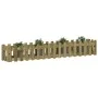 Raised garden bed fence impregnated pine wood 200x30x30cm by vidaXL, Pots and planters - Ref: Foro24-832506, Price: 44,93 €, ...