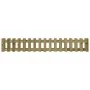 Raised garden bed fence impregnated pine wood 200x30x30cm by vidaXL, Pots and planters - Ref: Foro24-832506, Price: 44,93 €, ...