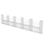 U-förmiger Korb aus verzinkter Gabionenwand 570x20x100 cm von vidaXL, Zaunpaneele - Ref: Foro24-142547, Preis: 143,39 €, Raba...