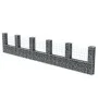 U-förmiger Korb aus verzinkter Gabionenwand 570x20x100 cm von vidaXL, Zaunpaneele - Ref: Foro24-142547, Preis: 143,39 €, Raba...