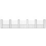 Cesta en forma de U muro de gaviones galvanizado 570x20x100 cm de vidaXL, Paneles de vallas - Ref: Foro24-142547, Precio: 145...