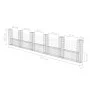 U-förmiger Korb aus verzinkter Gabionenwand 570x20x100 cm von vidaXL, Zaunpaneele - Ref: Foro24-142547, Preis: 143,39 €, Raba...