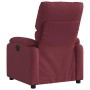 Sillón reclinable eléctrico tela rojo tinto en Sillones | Comprar online en Foru.es