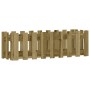 Arriate elevado jardín valla madera impregnada pino 100x30x30cm de vidaXL, Maceteros y jardineras - Ref: Foro24-832476, Preci...