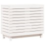 Cesto para la ropa sucia madera maciza pino blanco 88,5x44x76cm de vidaXL, Cestas para ropa - Ref: Foro24-832324, Precio: 126...