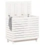 Cesto para la ropa sucia madera maciza pino blanco 88,5x44x76cm de vidaXL, Cestas para ropa - Ref: Foro24-832324, Precio: 125...