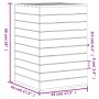 Cesto para la ropa sucia madera maciza pino blanco 44x44x66 cm de vidaXL, Cestas para ropa - Ref: Foro24-832318, Precio: 75,6...
