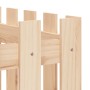 Arriate elevado jardín con valla madera maciza pino 150x50x70cm de vidaXL, Maceteros y jardineras - Ref: Foro24-832497, Preci...