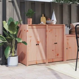 Außenküchentüren 2 Einheiten aus massivem Douglas-Holz 50x9x82 cm von vidaXL, Schranktüren - Ref: Foro24-832364, Preis: 40,46...