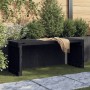 Banco de jardín extensible madera pino negro 212,5x40,5x45 cm de vidaXL, Bancos de jardín - Ref: Foro24-832527, Precio: 122,5...