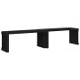 Banco de jardín extensible madera pino negro 212,5x40,5x45 cm de vidaXL, Bancos de jardín - Ref: Foro24-832527, Precio: 122,5...