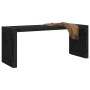 Banco de jardín extensible madera pino negro 212,5x40,5x45 cm de vidaXL, Bancos de jardín - Ref: Foro24-832527, Precio: 122,5...
