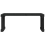 Banco de jardín extensible madera pino negro 212,5x40,5x45 cm de vidaXL, Bancos de jardín - Ref: Foro24-832527, Precio: 122,5...