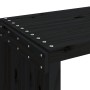 Banco de jardín extensible madera pino negro 212,5x40,5x45 cm de vidaXL, Bancos de jardín - Ref: Foro24-832527, Precio: 122,5...