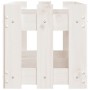 Arriate elevado jardín con valla madera pino blanco 150x30x30cm de vidaXL, Maceteros y jardineras - Ref: Foro24-832488, Preci...