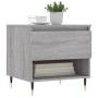 Mesa de centro madera de ingeniería gris Sonoma 50x46x50 cm de vidaXL, Mesas de centro - Ref: Foro24-830904, Precio: 37,61 €,...
