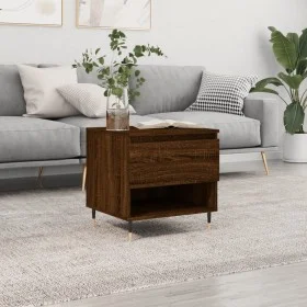 Engineered wood brown oak coffee table 50x46x50 cm by vidaXL, Coffee table - Ref: Foro24-830906, Price: 35,54 €, Discount: %
