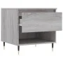 Mesa de centro madera de ingeniería gris Sonoma 50x46x50 cm de vidaXL, Mesas de centro - Ref: Foro24-830904, Precio: 37,27 €,...