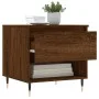 Mesa de centro madera de ingeniería roble marrón 50x46x50 cm de vidaXL, Mesas de centro - Ref: Foro24-830906, Precio: 35,54 €...