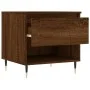 Mesa de centro madera de ingeniería roble marrón 50x46x50 cm de vidaXL, Mesas de centro - Ref: Foro24-830906, Precio: 35,54 €...
