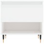 Mesas centro 2 uds madera ingeniería blanco brillo 50x46x50 cm de vidaXL, Mesas de centro - Ref: Foro24-830897, Precio: 79,41...