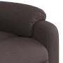Sillón reclinable eléctrico tela marrón oscuro en Sillones | Comprar online en Foru.es
