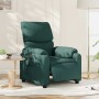 Sillón reclinable eléctrico tela verde oscuro en Sillones | Comprar online en Foru.es