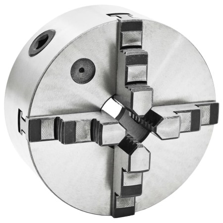 Mandril de torno autocentrante de 4 mordazas 160 mm acero de vidaXL, Abrazaderas y tornillos - Ref: Foro24-146711, Precio: 16...