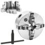 Selbstzentrierendes 4-Backen-Drehfutter 160 mm Stahl von vidaXL, Klammern und Schrauben - Ref: Foro24-146711, Preis: 158,90 €...