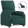 Sillón reclinable eléctrico tela verde oscuro en Sillones | Comprar online en Foru.es