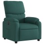 Sillón reclinable eléctrico tela verde oscuro en Sillones | Comprar online en Foru.es