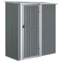 Cobertizo de jardín acero galvanizado gris 180,5x97x209,5 cm de vidaXL, Cobertizos - Ref: Foro24-150904, Precio: 190,78 €, De...