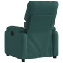 Sillón reclinable eléctrico tela verde oscuro en Sillones | Comprar online en Foru.es