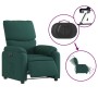 Sillón reclinable eléctrico tela verde oscuro en Sillones | Comprar online en Foru.es