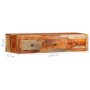 Mesa consola de pared madera maciza de Sheesham 100x25x20 cm de vidaXL, Mesas auxiliares - Ref: Foro24-247749, Precio: 139,36...