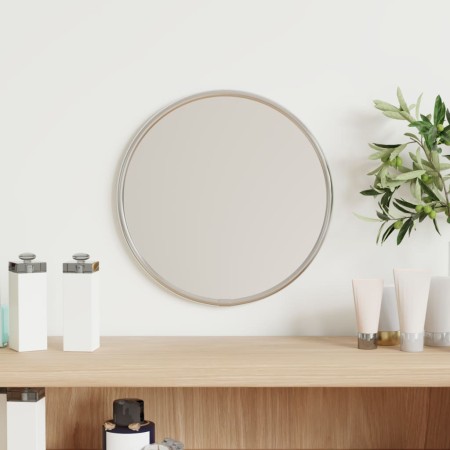 Espejo de pared redondo plateado Ø20 cm de vidaXL, Espejos - Ref: Foro24-348173, Precio: 17,96 €, Descuento: %