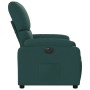 Sillón reclinable eléctrico tela verde oscuro en Sillones | Comprar online en Foru.es