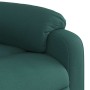 Sillón reclinable eléctrico tela verde oscuro en Sillones | Comprar online en Foru.es