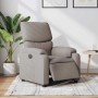 Sillón reclinable eléctrico tela gris taupé en Sillones | Comprar online en Foru.es