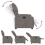 Sillón reclinable eléctrico tela gris taupé en Sillones | Comprar online en Foru.es