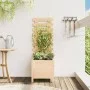 Jardinera con estantería madera maciza pino 39x39,5x114 cm de vidaXL, Maceteros y jardineras - Ref: Foro24-832517, Precio: 38...
