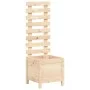 Jardinera con estantería madera maciza pino 39x39,5x114 cm de vidaXL, Maceteros y jardineras - Ref: Foro24-832517, Precio: 38...