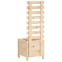 Jardinera con estantería madera maciza pino 39x39,5x114 cm de vidaXL, Maceteros y jardineras - Ref: Foro24-832517, Precio: 38...