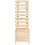 Jardinera con estantería madera maciza pino 39x39,5x114 cm de vidaXL, Maceteros y jardineras - Ref: Foro24-832517, Precio: 39...