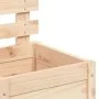Jardinera con estantería madera maciza pino 39x39,5x114 cm de vidaXL, Maceteros y jardineras - Ref: Foro24-832517, Precio: 38...