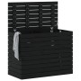 Cesto para la ropa sucia madera maciza pino negro 88,5x44x66 cm de vidaXL, Cestas para ropa - Ref: Foro24-833331, Precio: 164...